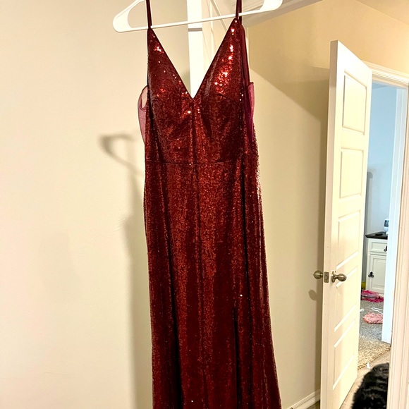 Worn once! Merlot sequence size 6 - Picture 1 of 6